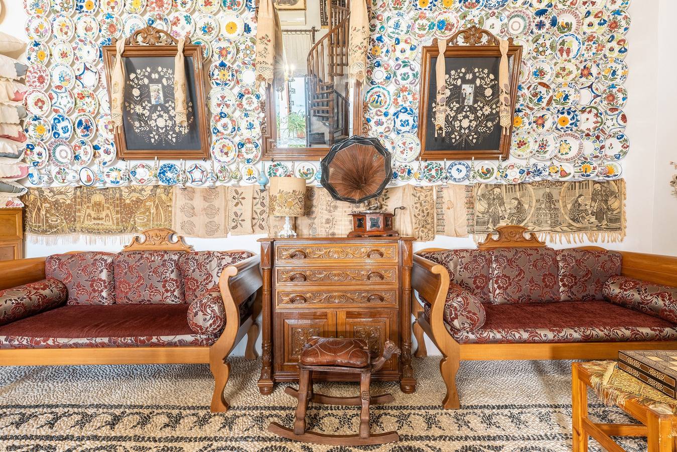 Ferienhaus 'Schönes historisches Haus' mit privatem Garten, Wi-Fi und Klimaanlage in Koskinou, Rhodos