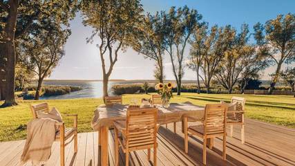 Ferienhaus für 6 Personen, mit Balkon und Garten in Rankwitz