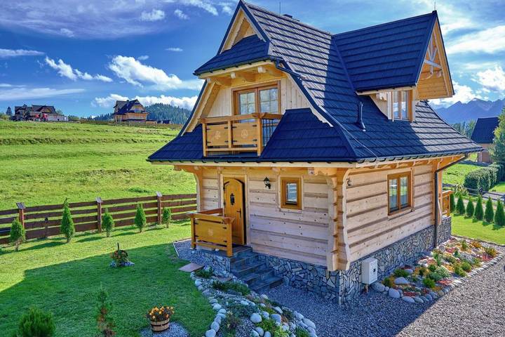Apartament wakacyjny dla 8 osób, z Balkon i Taras oraz Ogród i Sauna w Czarna Góra