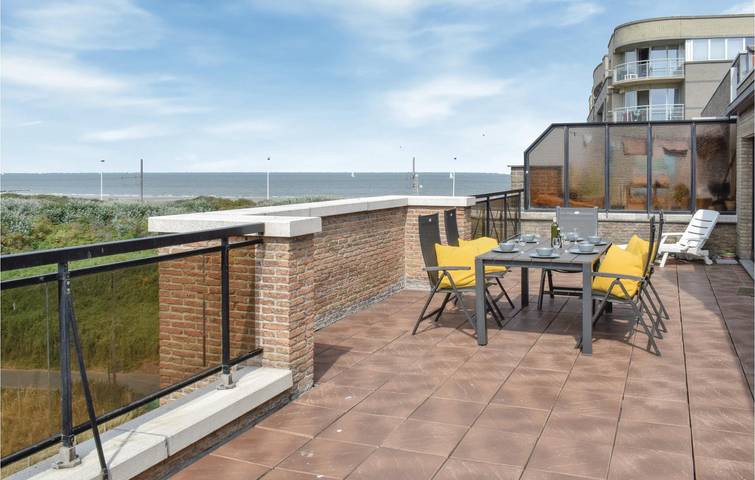 Apartamento vacacional entero, Apartamento de vacaciones para 6 personas con terraza in Ciudad de Ostende, Ostende