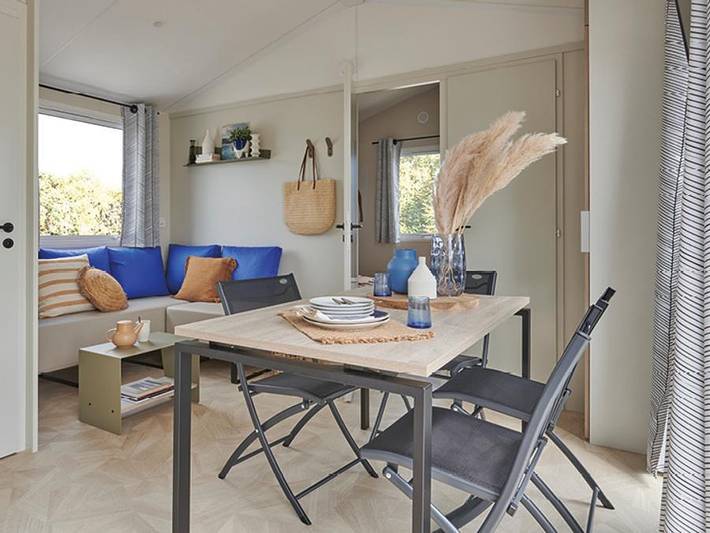 Camping l'Hermitage des Dunes - Mobilheim 4 personen - *** Neuheit 2024 *** Bahia 2 Schlafzimmer, 4 Personen in Les Moutiers-en-Retz, Côte de Jade