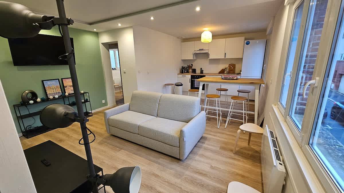 Entire apartment, La Citadine, Hyper centre, Garage, 2 chambres in Arras, Arras region