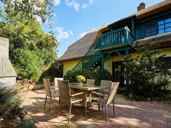 Ferienwohnung für 2 Personen, mit Garten und Terrasse sowie Seeblick und Ausblick, mit Haustier in Middelhagen - 4
