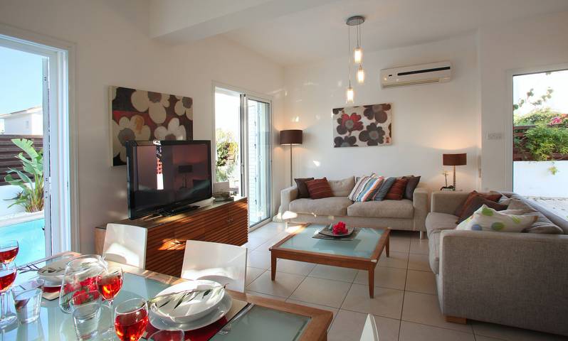 Location de vacances pour 4 personnes, avec piscine et balcon/terrasse, adapté aux familles à Chypre - 3