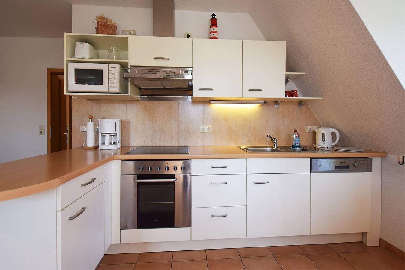 Ganze Wohnung, Fewo in Prerow,60 m²,2 Sz,4 Pers,Wlan,Wama,Balkon,Garten,Grillplatz,Parkplatz in Prerow, Fischland - Darß - Zingst