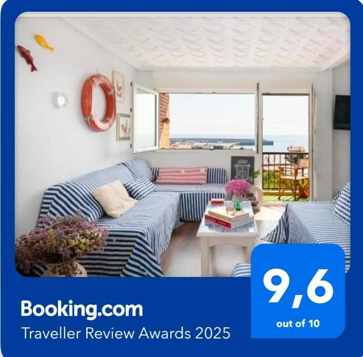 Apartamento para 4 personas, con vistas y jardín, Se admiten mascotas en Gozón