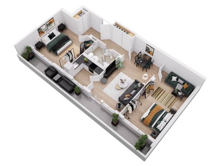 Ferienwohnung für 5 Personen, mit Terrasse in Luzern - 2