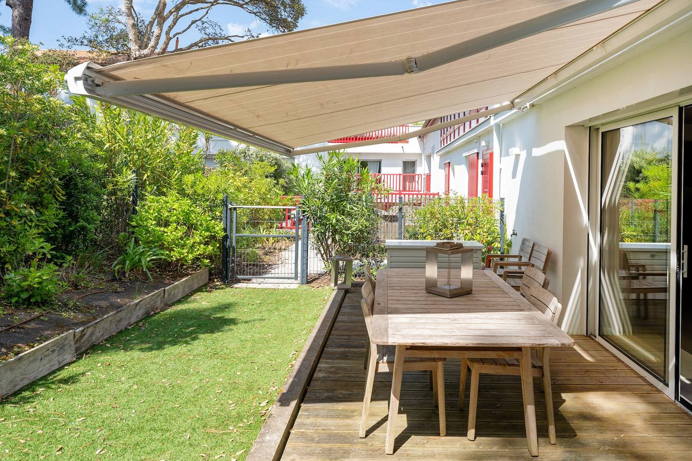 Apartamento entero, Apartamento «Lujoso con Jardín» con terraza compartida, Wi-Fi y aire acondicionado in Lago de Hossegor, Hossegor