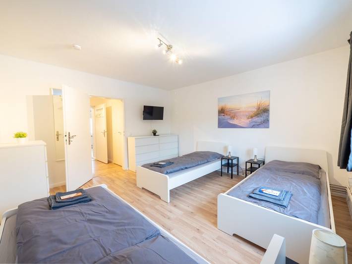 Ganze Ferienwohnung, Monteurwohnung für 5 Personen – 1. Og, 5 Betten in Schwarzenbek in Schwarzenbek, Kreis Herzogtum Lauenburg