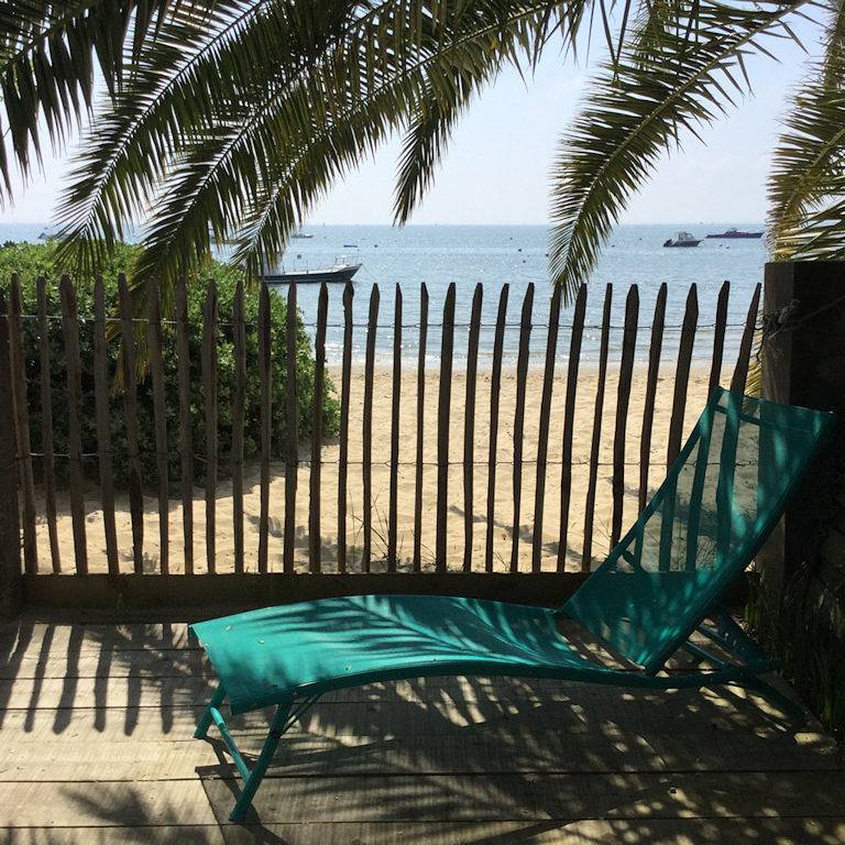 Maison de pêcheur confortable "La Régate" sur la plage in Petit Piquey, Lège-Cap-Ferret