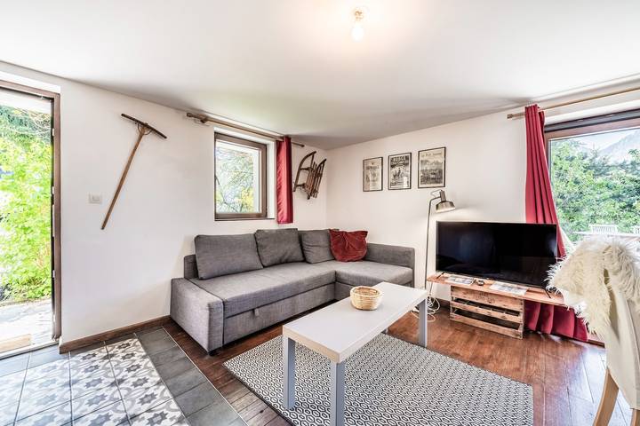 Hel lejlighed, Apartment "Le Léman" with Mountain View and Wi-Fi in Vacheresse, Thonon-les-Bains Området