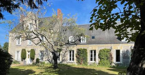 Chambre d’hôte pour 4 personnes, avec jardin ainsi que piscine et vue à Vernou-sur-Brenne