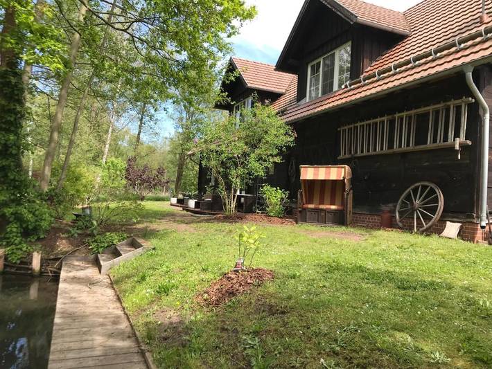 Ferienwohnung für 4 Personen, mit Terrasse und Garten in Burg (Spreewald)
