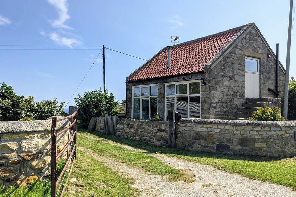 Schönes Ferienhaus auf der Klippe mit herrlichem Meerblick in North York Moors National Park