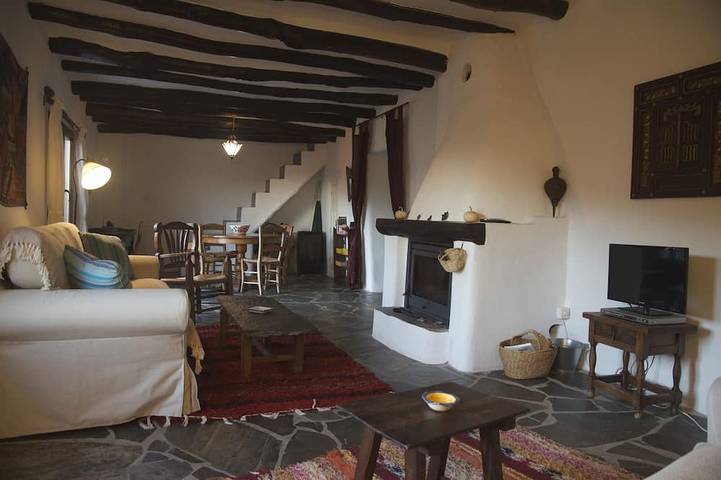 Urlaub Berber House in Capileira-Schöne Aussicht auf die Poqueira-Schlucht brüllen in Capileira, Cordillera Penibética