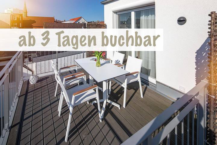 Ferienwohnung für 3 Personen, mit Balkon und Terrasse