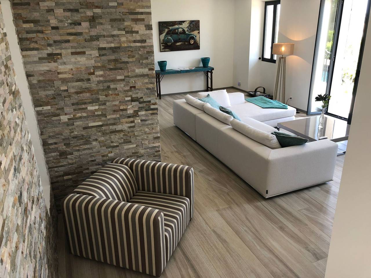 Ferienvilla mit Blick auf das Wasser in Vallauris, Region de Cannes