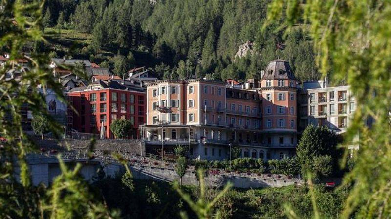 Hotel Belvédère - Einzelzimmer  Motta Naluns Nordseite in Tarasp Kurhaus, Scuol