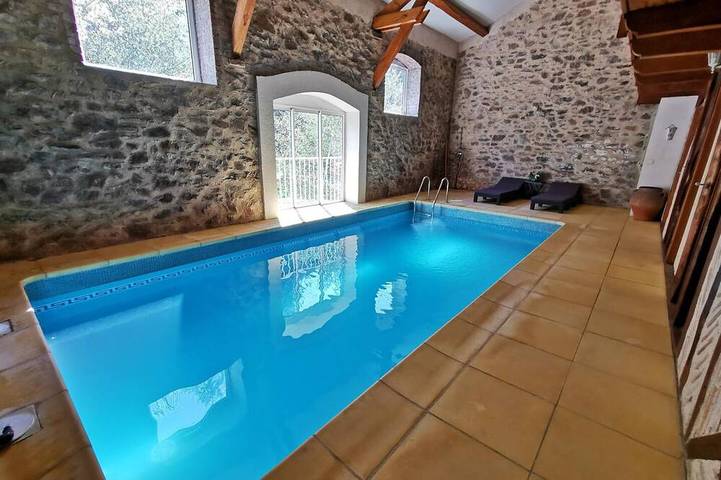 Maison de vacances pour 5 personnes, avec piscine et jardin, animaux acceptés