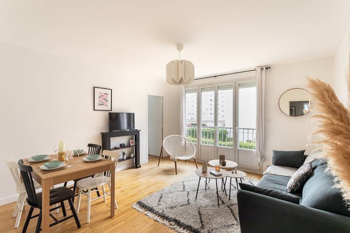 Apartamento entero, Apartamento de vacaciones para 6 personas in Rennes, Región de Rennes