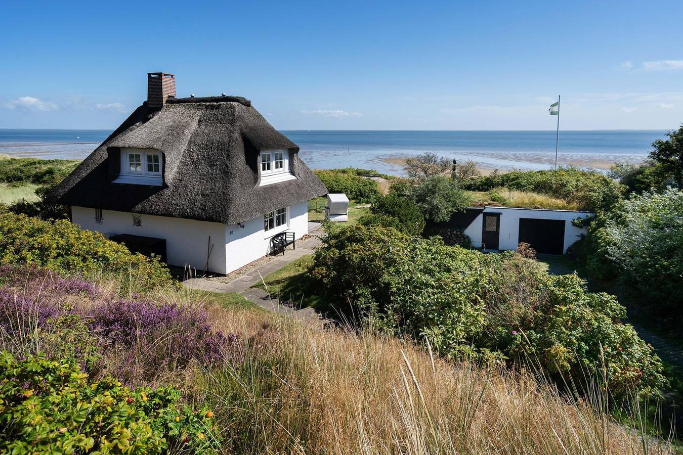 Reetdachhaus für 4 Pers. mit Sauna, Kamin, Garten, Stellplatz, Haustiere erlaubt. in List (Sylt), Sylt
