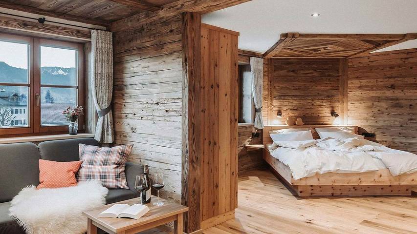 Hütte für 2 Personen, mit Balkon und Sauna in Grünten