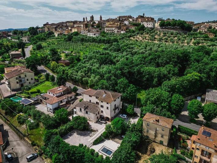 Casa vacanza per 2 persone, con piscina e giardino nonché panorama in Monte San Savino