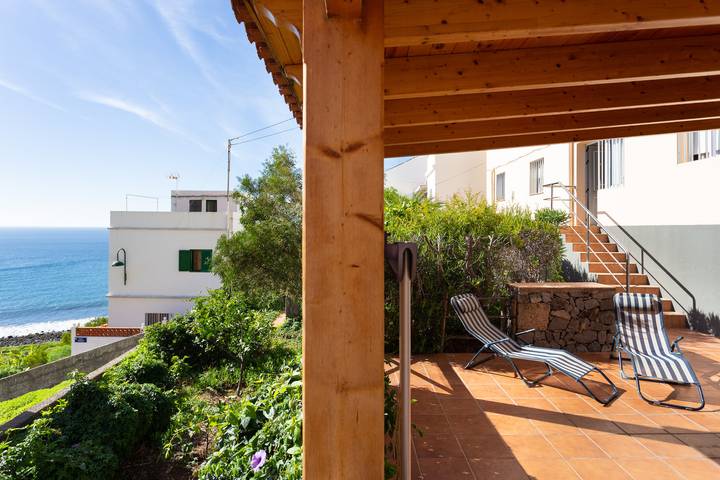 Appartement de vacances pour 3 personnes, avec Terrasse et Jardin