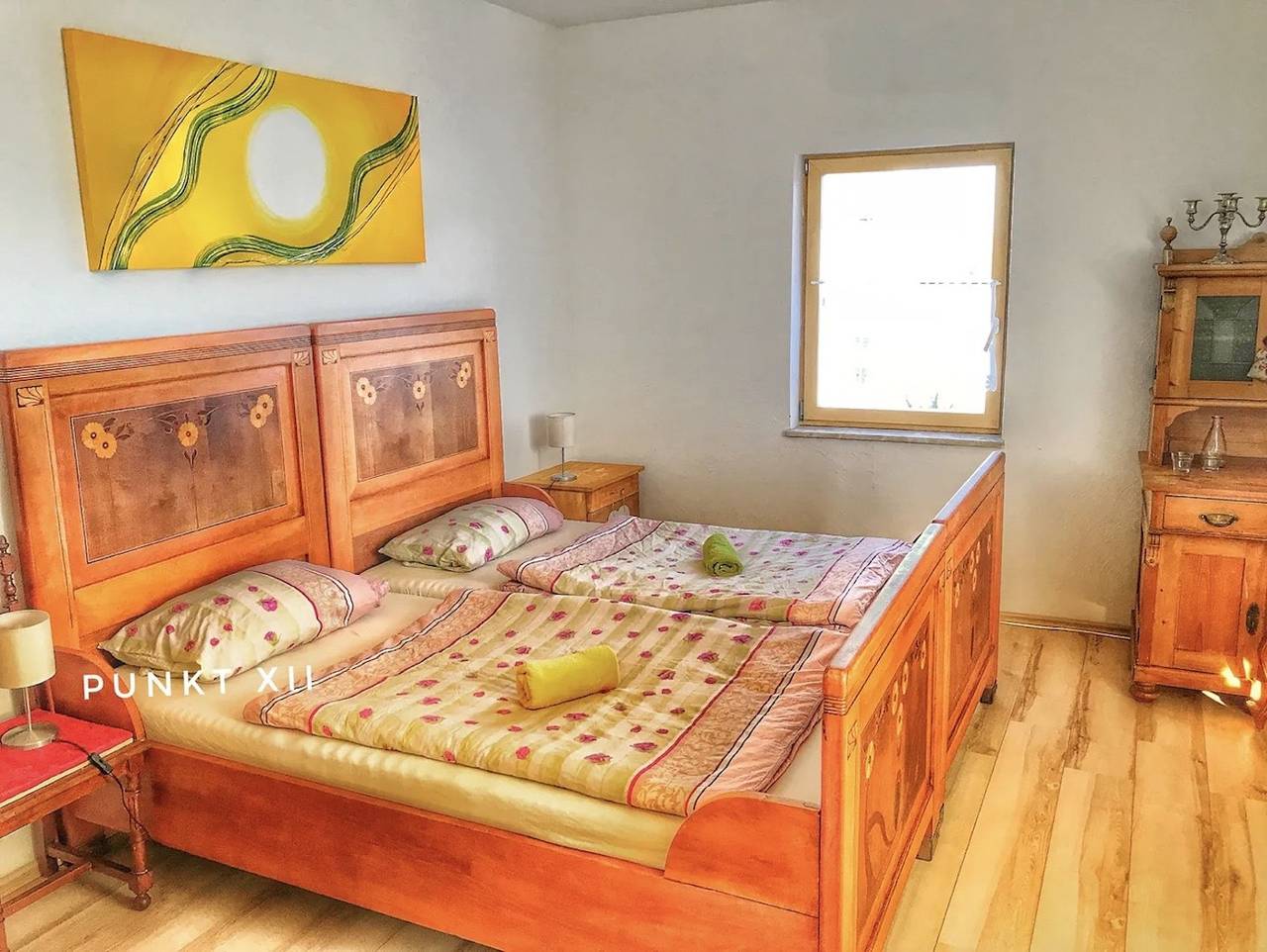 Ganze Wohnung, Ferienwohnung 'Wohnung 1' mit Gemeinschaftsgarten und Wlan in Burghaslach, Steigerwald