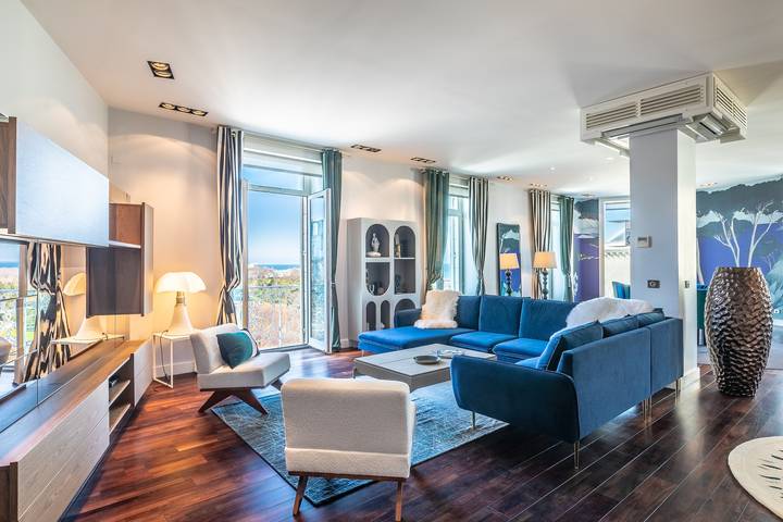 Gîte pour 6 personnes, avec balcon et vue dans Plage du Port-Vieux