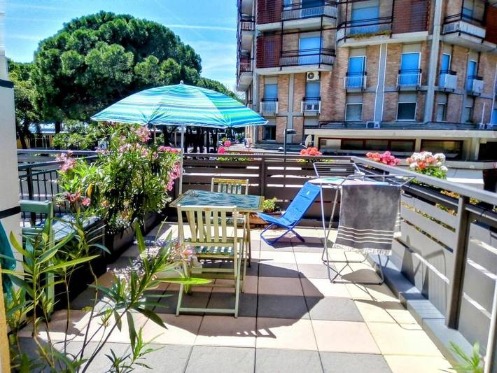 Appartement de vacances pour 3 personnes, avec piscine ainsi que vue et jardin - 1