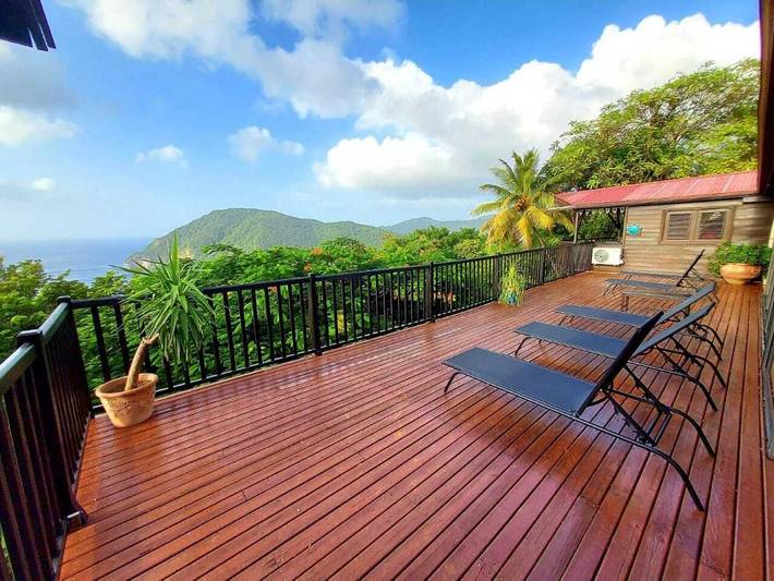 Villa pour 11 personnes, avec vue ainsi que piscine et jardin à Deshaies - 4