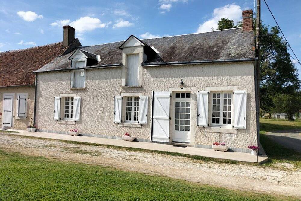 Einstöckiges Haus mit Teich, Bettwäsche und Reinigung inklusive in Migné, Le Blanc und Umgebung