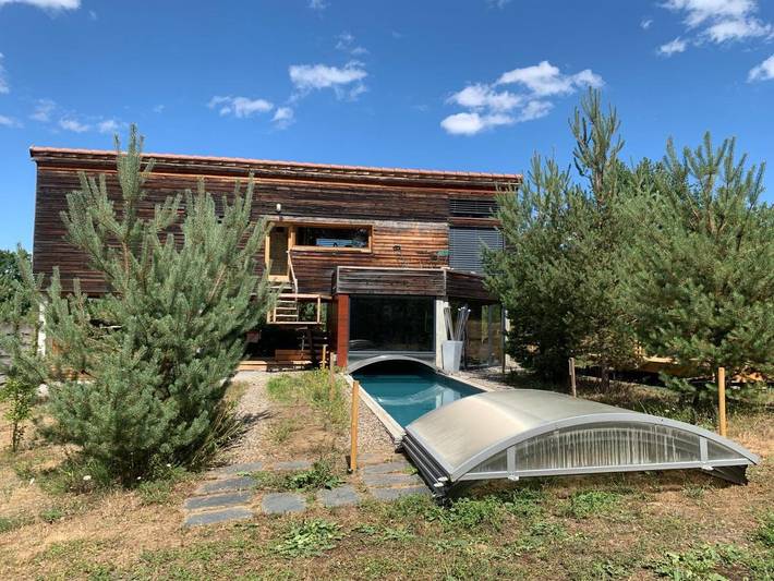 Maison de vacances pour 2 personnes, avec jardin ainsi que piscine et vue, animaux acceptés