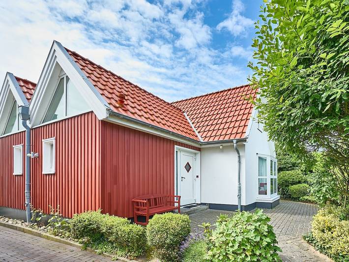 Ferienhaus für 3 Personen, mit Terrasse und Garten
