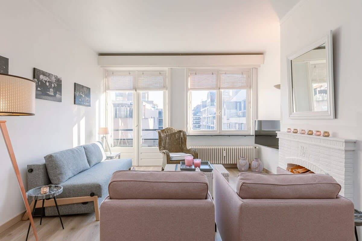 Apartamento vacacional entero, Coastal studio w/ sea views near Lippenslaan in Knokke, Knokke-Heist