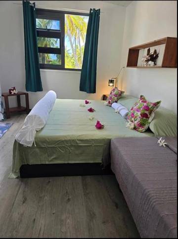 Gîte pour 3 personnes, avec vue et terrasse dans Tikehau