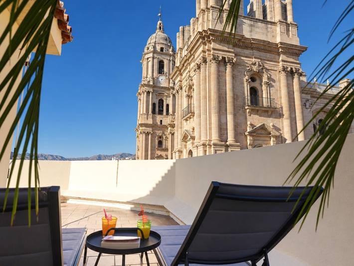 Appartamento per 6 persone, con Terrazza a Malaga Centro Historico