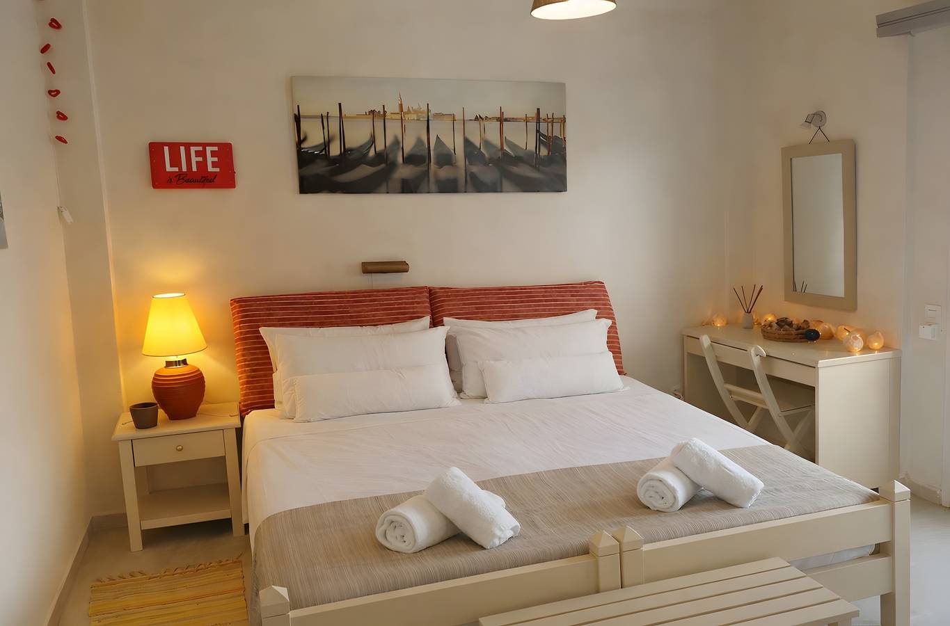 Studio 8 Gouvia – Toegang tot zwembad, balkon & snel Wi‑Fi in Corfu