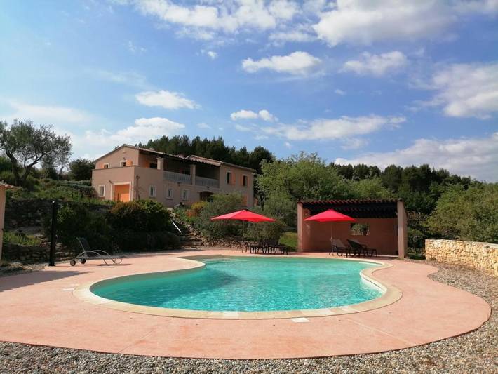 Gîte pour 5 personnes, avec piscine ainsi que jardin et vue, animaux acceptés à Entrechaux - 3