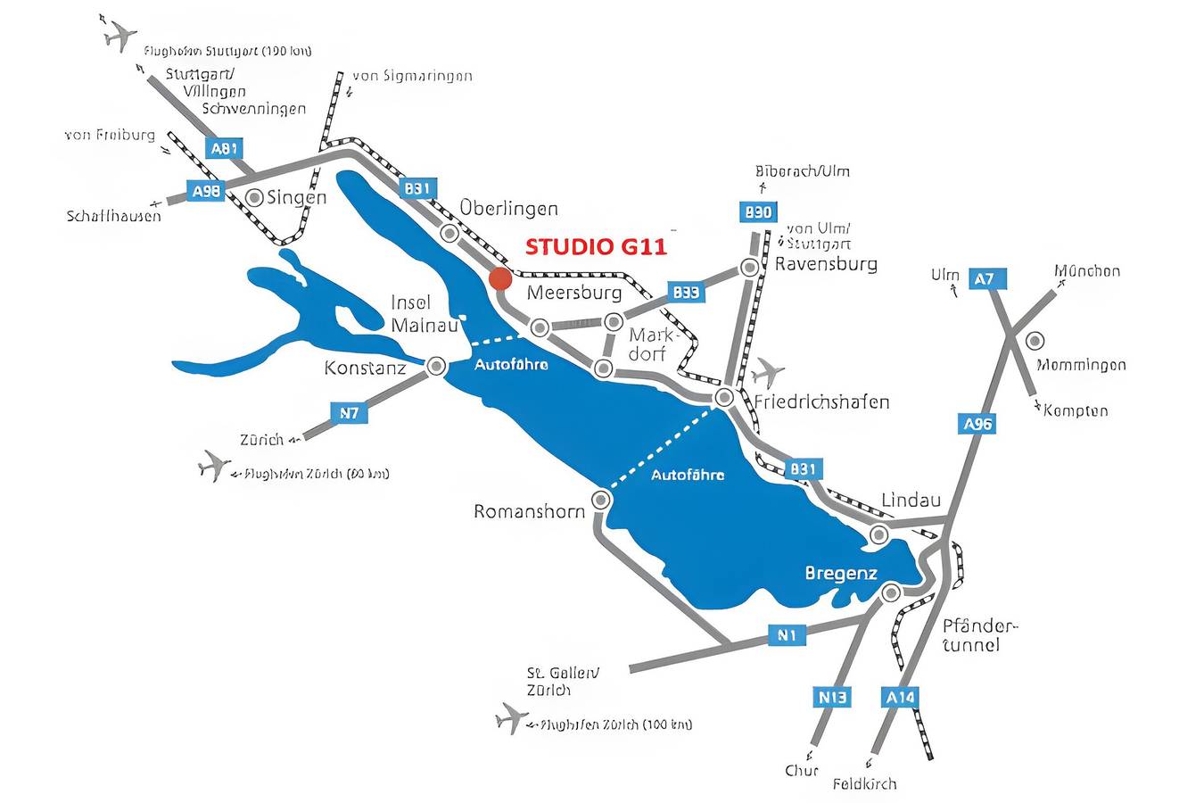Ganze Wohnung, Studio G11 - Exklusives Apartement in Unteruhldingen, Uhldingen-Mühlhofen