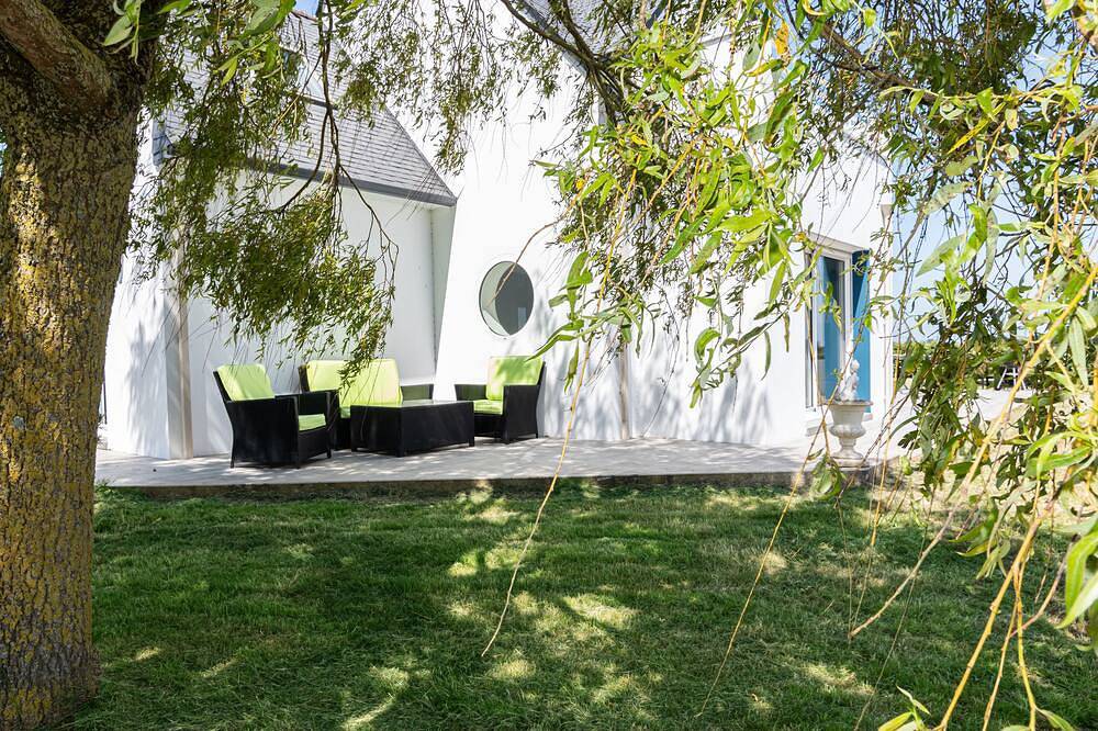 Sehr ruhige Villa mit kilometerweiter Fernsicht; Strandnah; Hohe Privatsphäre in Saint-Pabu, Brest und Umgebung