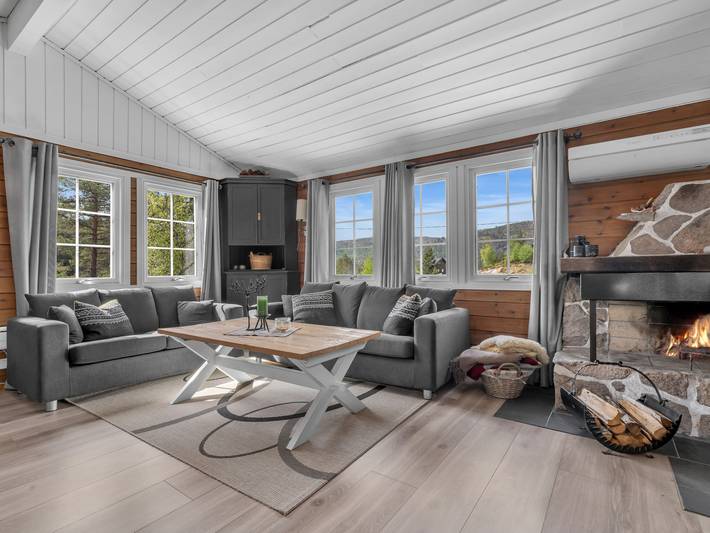 Ferienhaus für 6 Personen, mit Garten und Terrasse in Åseral - 3