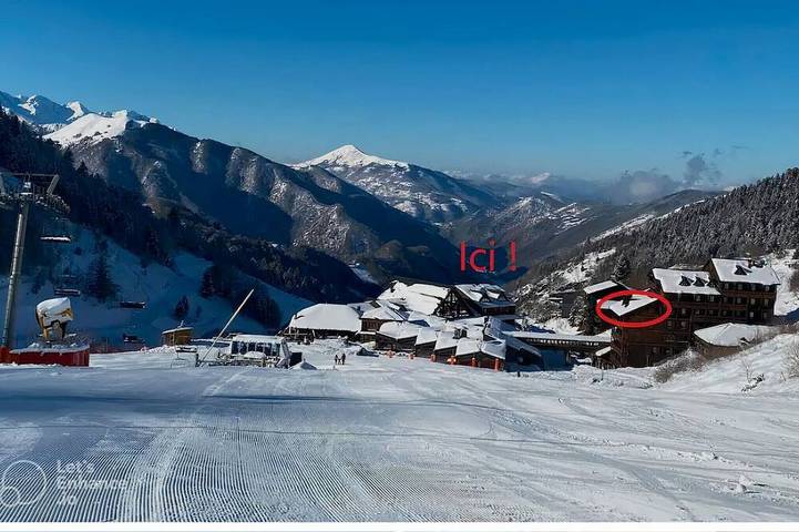 Gîte pour 8 personnes, avec balcon ainsi que sauna et piscine dans Guzet-Neige