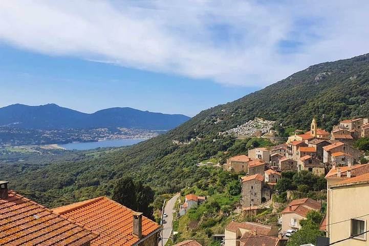 Maison de vacances pour 4 personnes, avec Balcon à Olmeto