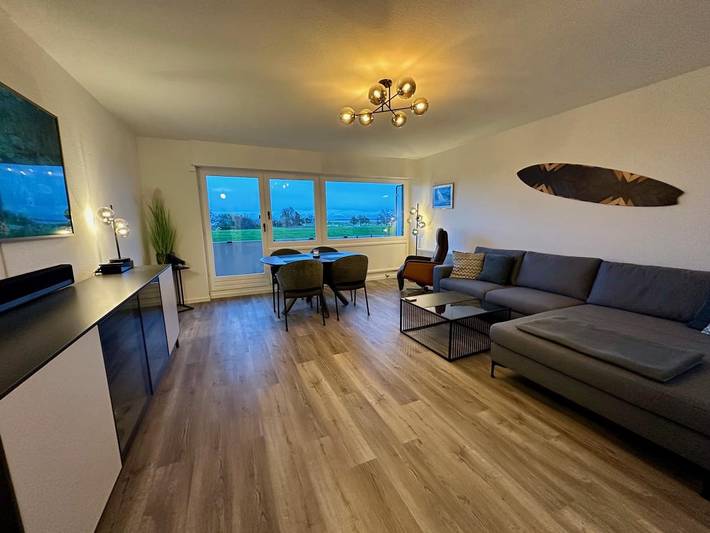 Ferienwohnung für 2 Personen, mit Balkon und Meerblick, kinderfreundlich in Schillig