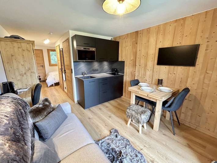 Chalet pour 4 personnes, avec Balcon à Demi-Quartier