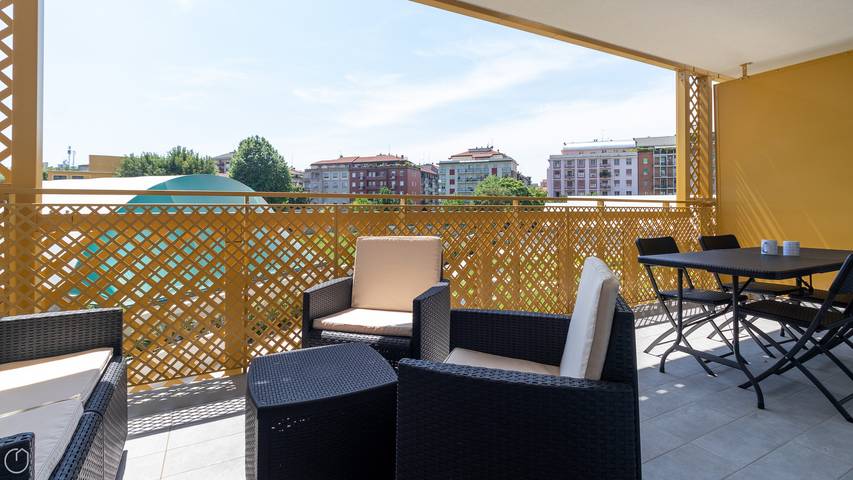 Appartamento vacanze per 6 persone, con terrazza a Milano