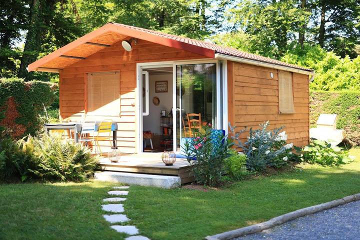 Maison de campagne pour 4 personnes, avec Terrasse ainsi que Jardin et Vue à Lacrouzette