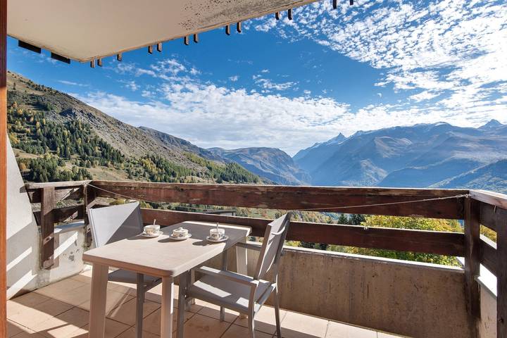 Estudio entero, Estudio 'Pathabac' con vistas a la montaña y balcón in Auris, Parque Nacional de los Ecrins